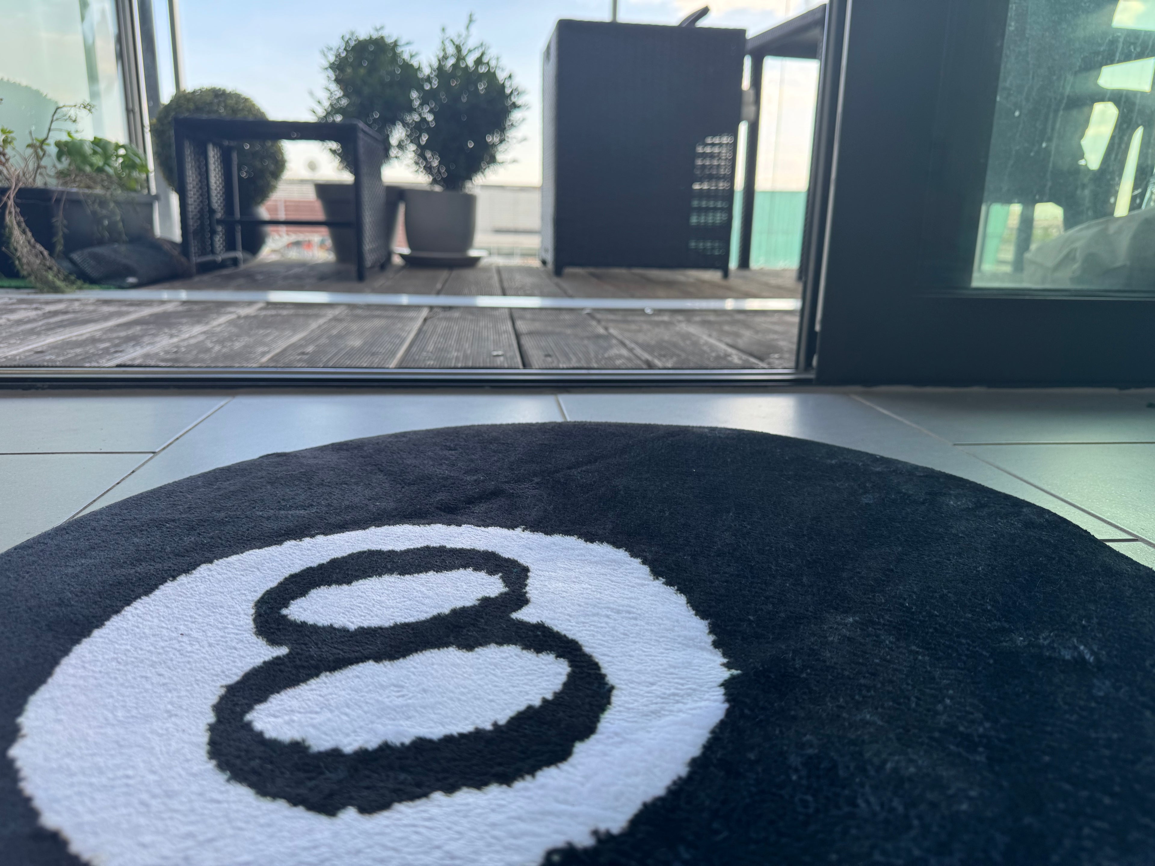 🎱 Le 8 - Petit tapis d'intérieur