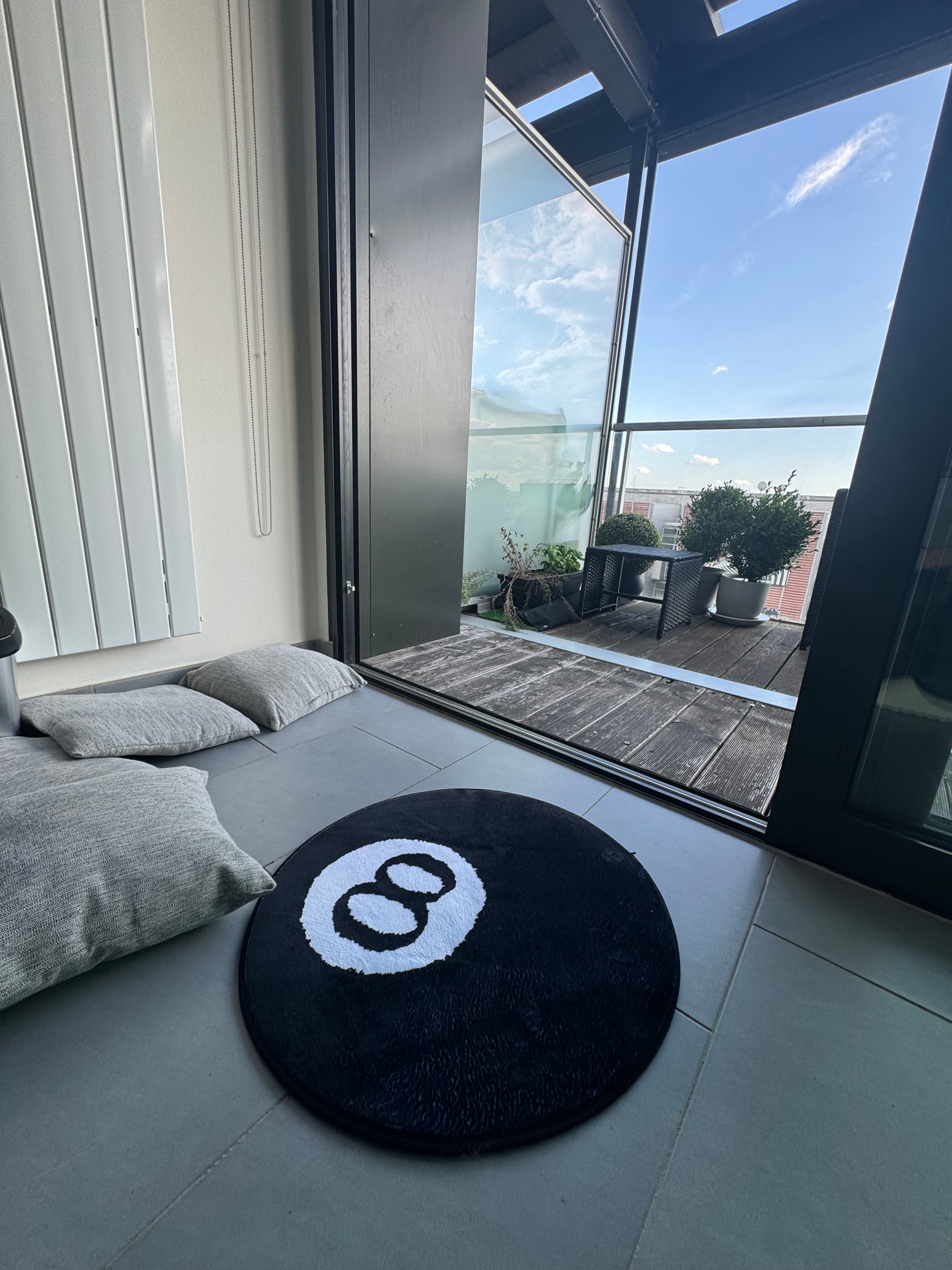🎱 Le 8 - Petit tapis d'intérieur